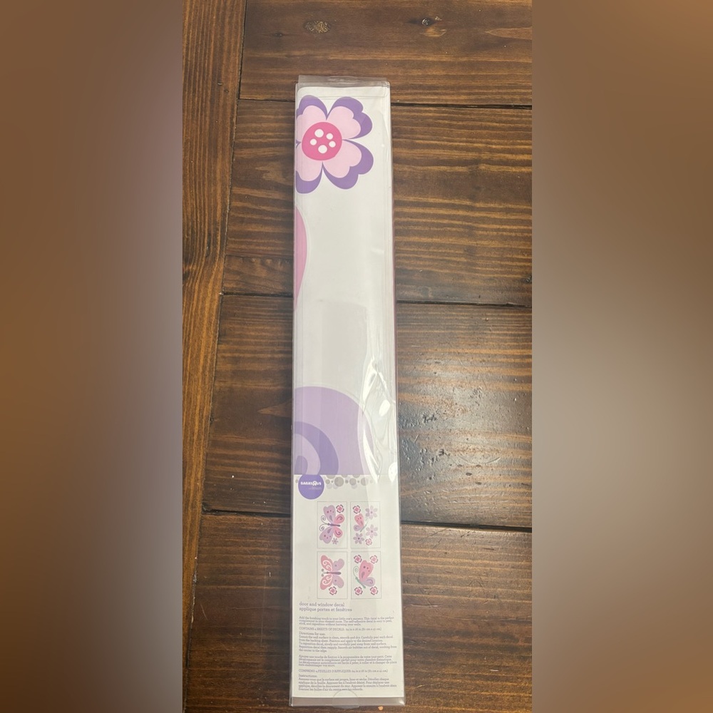 Babies R Us door and window decal appliques Butterflies & Flowes - Picture 3 of 5